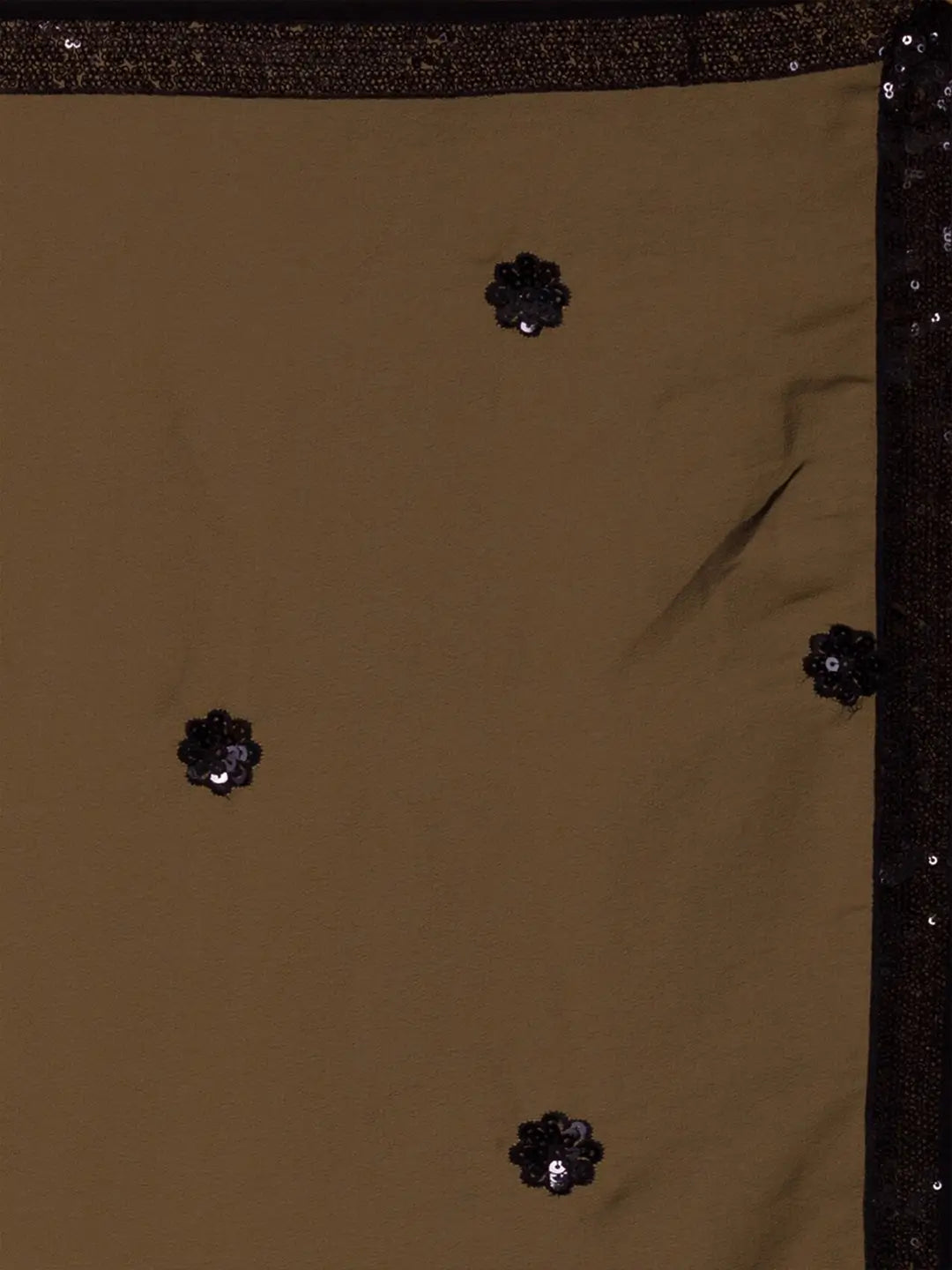 Beautiful Black Designer Sequins Embroidery Work Party Wear Lehenga