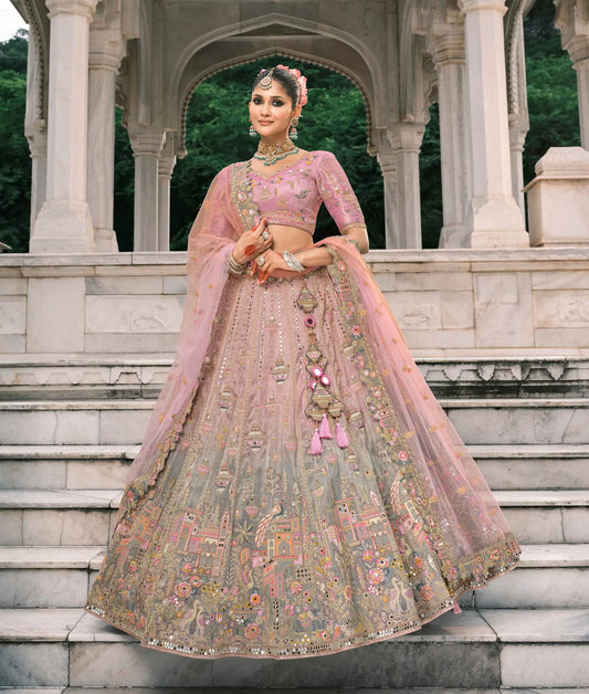 Blossom Bridal Lehenga With Stunning Designer Embroidery