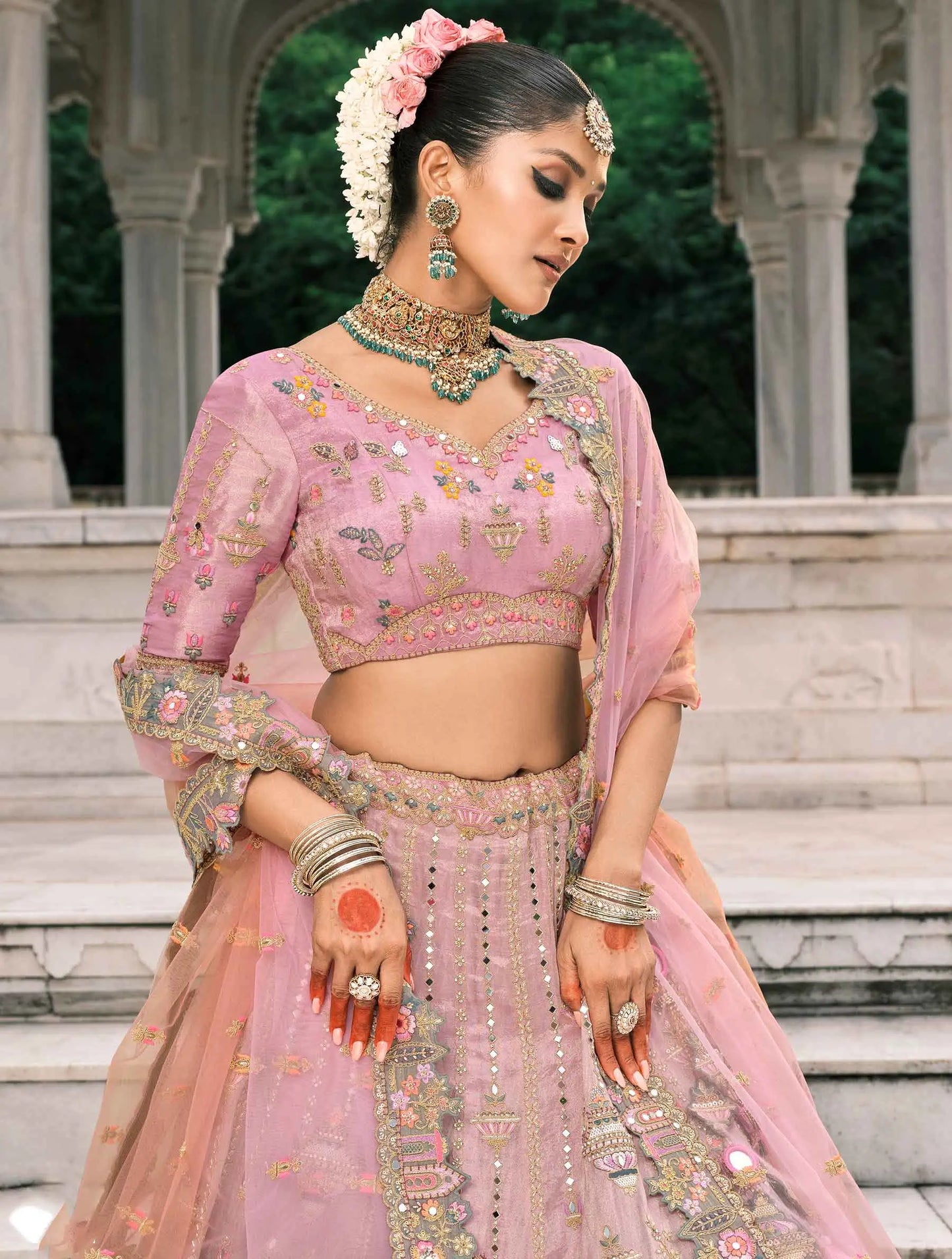 Blossom Bridal Lehenga With Stunning Designer Embroidery