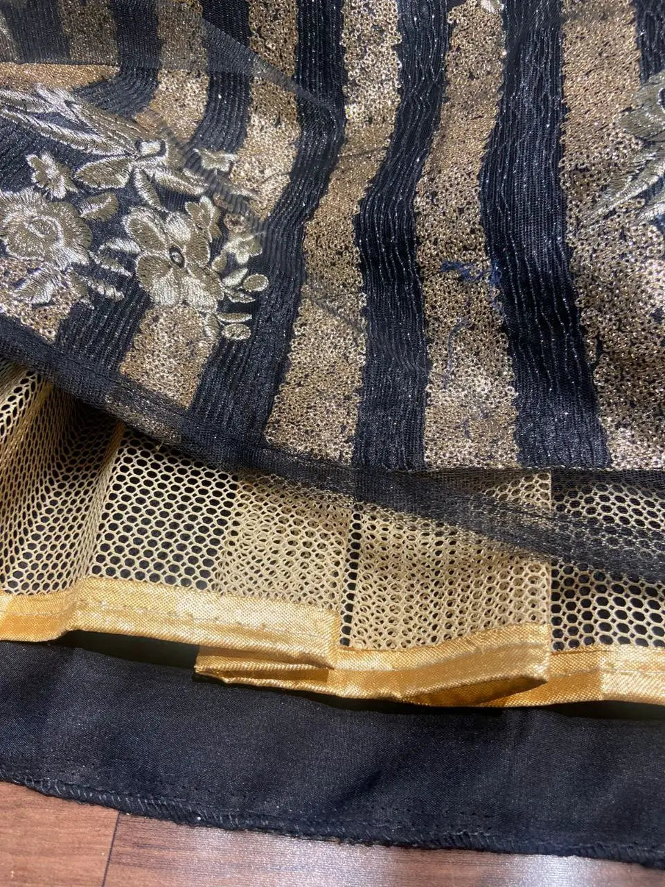 Designer Black Party Wear Lehenga With Dori Sequins Embroidery Work