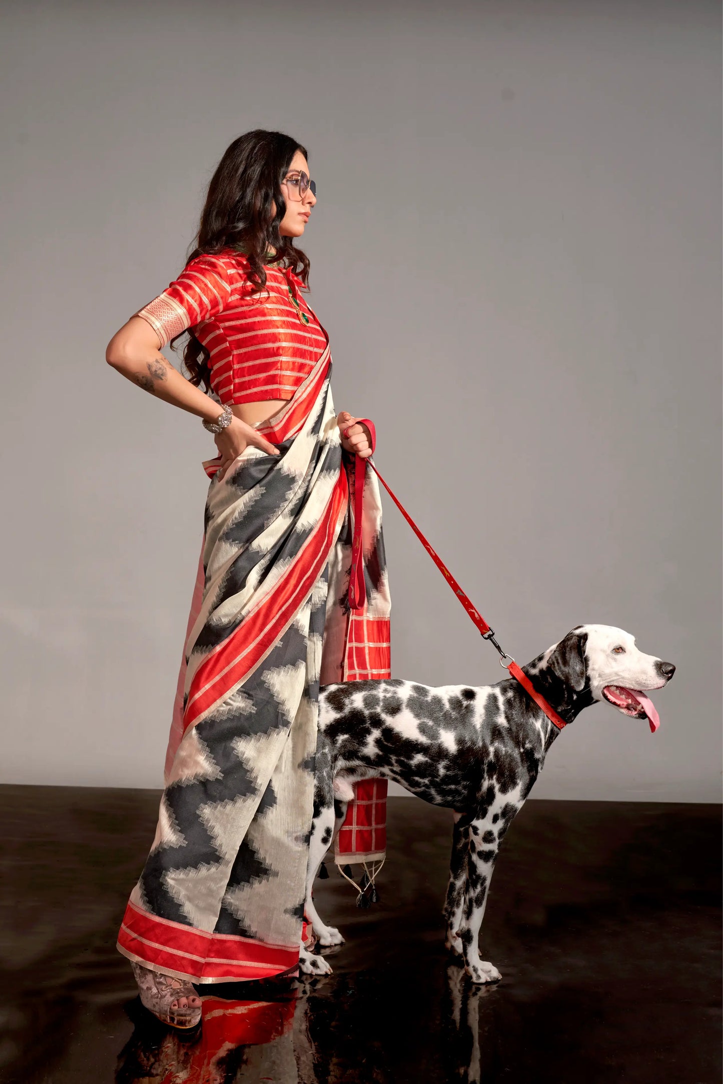 Cream Mal Spun Handwoven Silk Saree