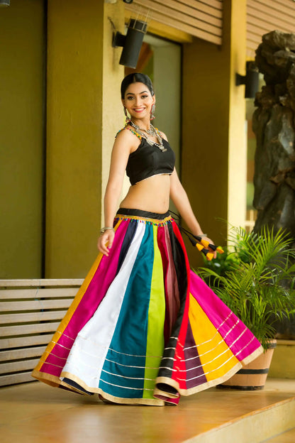 Stylish Multi Color Cotton Chaniya Choli For Navratri