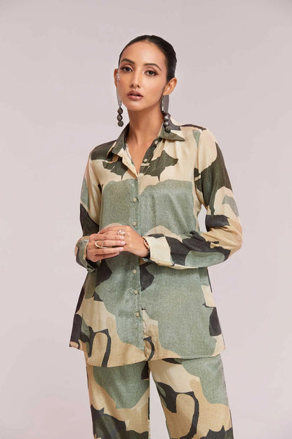 MultiColor Printed Co-ord Set